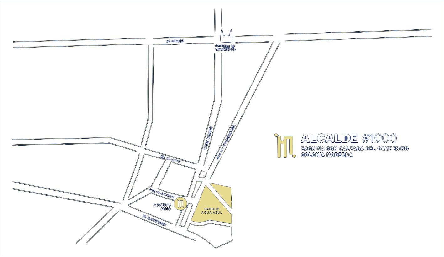 Mapa de ubicación de Alcalde Mil